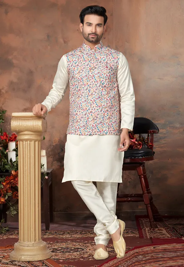 Mastani_silk_kurta_pajama_with_heavy_cotton_koti_set