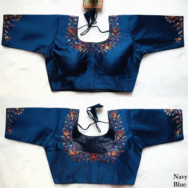 Navy_Blue__Stitched_Phantom_Silk_Blouse_with_Thread_Embroidery