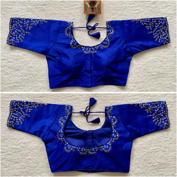 Navy_Stitched_Blue_Phantom_Silk_Blouse_with_Thread_and_Sequin_Embroidery
