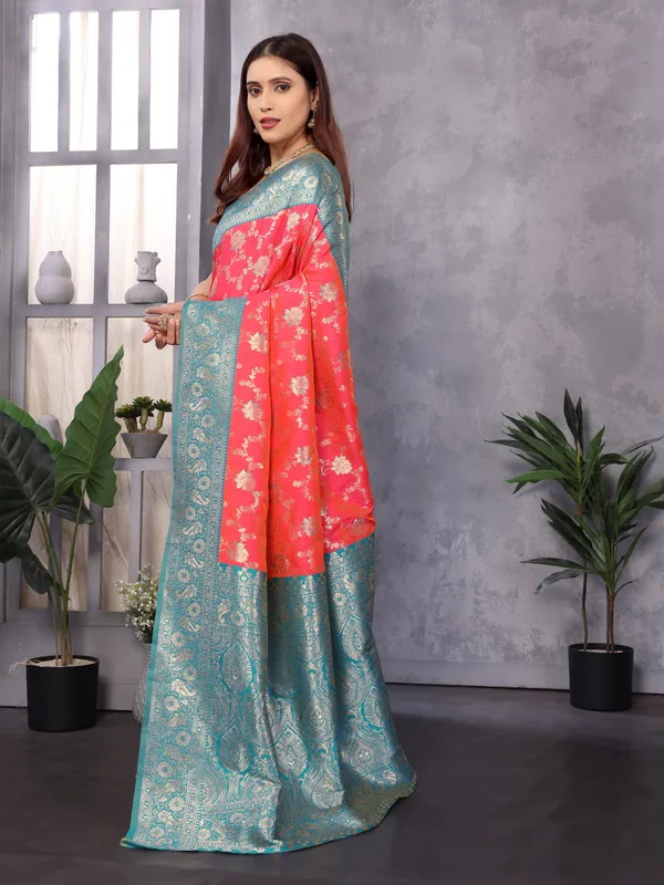 Light_Blue_Silk_Saree_With_Golden_Zari_For_Women