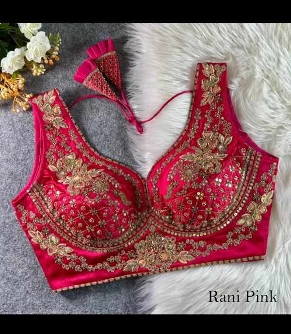 Rani_Pink_Blouse_withand_Sequined_Embroidery,_Scalloped_V-Neckline,_Padded_Cups,_and_an_Elegant_Dori_Tie-Up.