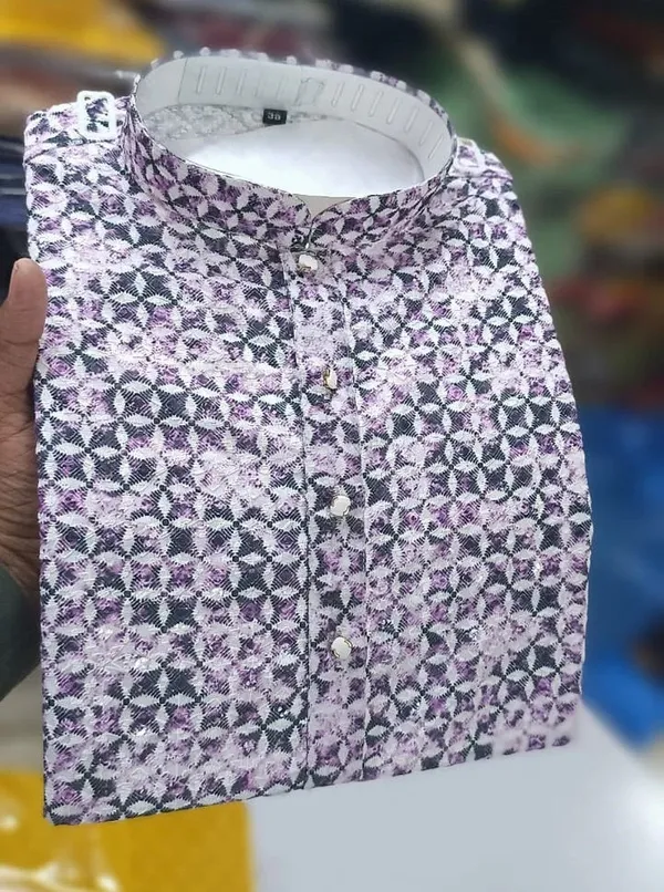 Rayon_with_sequence_chikankari_work_kurta_pajama_set