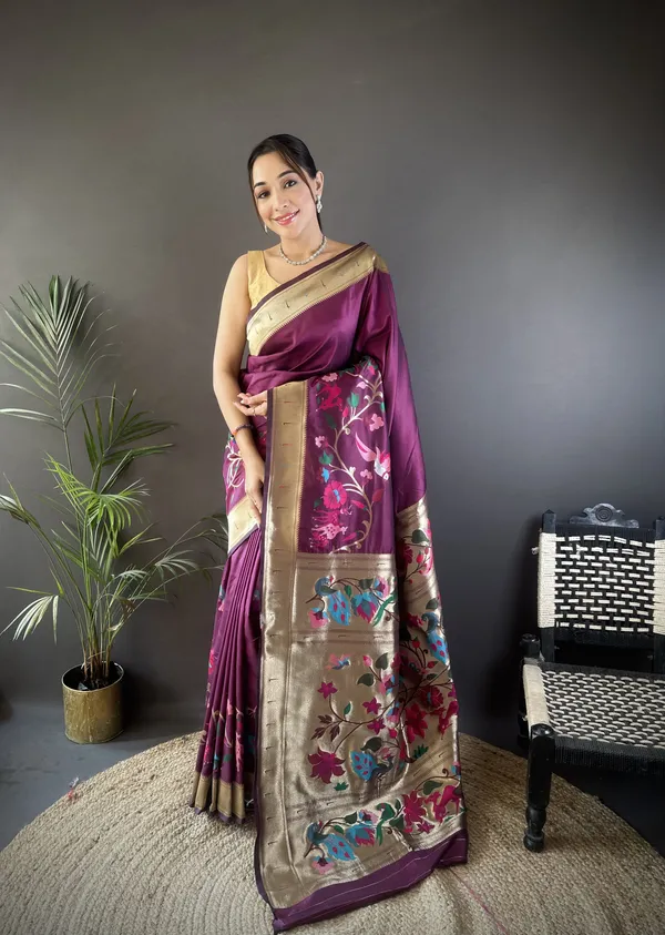 Plum_Or_Maroon_Regal_Plum_Paithani_Saree_For_Women