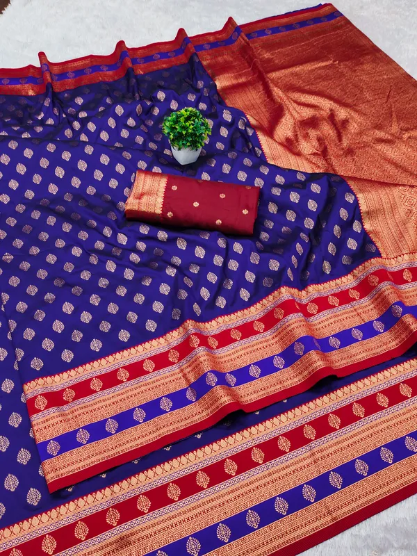 Purple_Paithani_Saree_With_Gold_And_Red_Accents