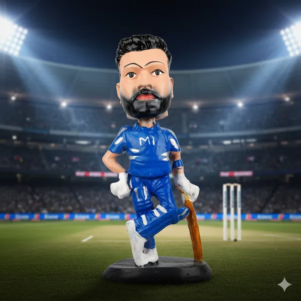 Rohit_Sharma_Bobblehead-_MI_Jersey_Blue