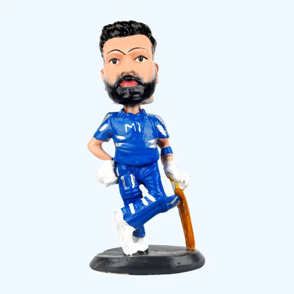 Rohit_Sharma_Bobblehead-_MI_Jersey_Blue