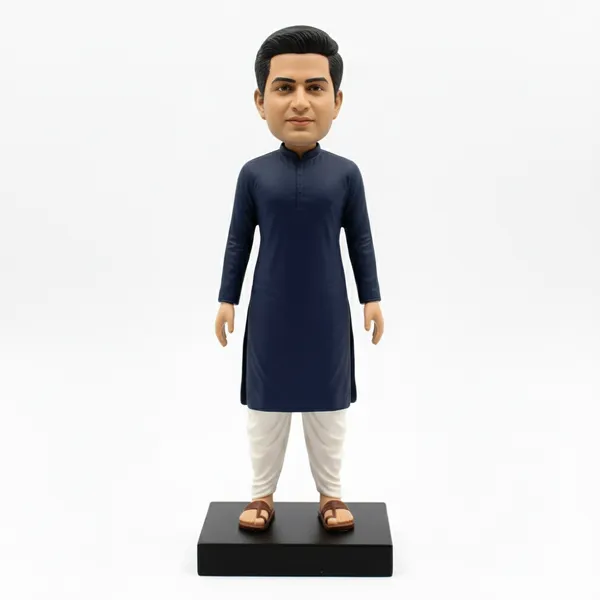 Classic_Kurta_Bobblehead_-_Custom_Face_Figurine