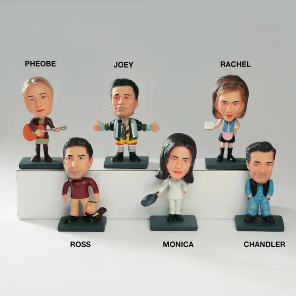 F.R.I.E.N.D.S.Bobblehead_(All_6_Combo)_|_10_cms_|_Resin_|_Action_Figure_|_Friends_TV_Show_|_Gift_for_All_|_Friends_Merchandise