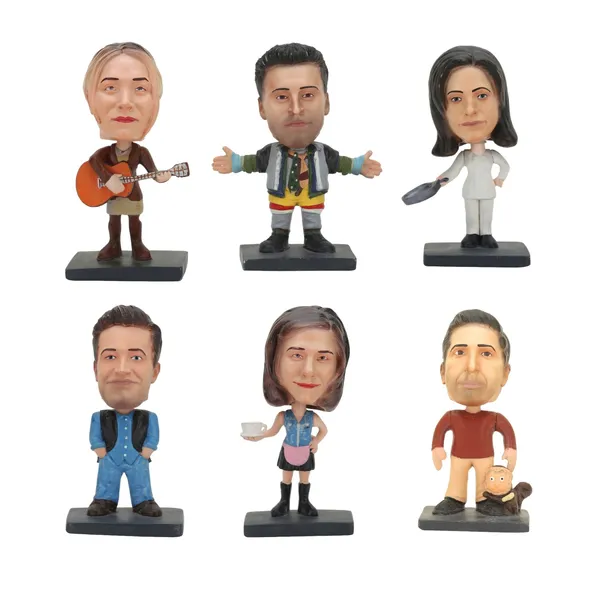 F.R.I.E.N.D.S.Bobblehead_(All_6_Combo)_|_10_cms_|_Resin_|_Action_Figure_|_Friends_TV_Show_|_Gift_for_All_|_Friends_Merchandise