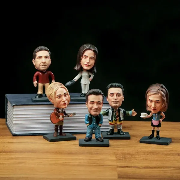 F.R.I.E.N.D.S.Bobblehead_(All_6_Combo)_|_10_cms_|_Resin_|_Action_Figure_|_Friends_TV_Show_|_Gift_for_All_|_Friends_Merchandise