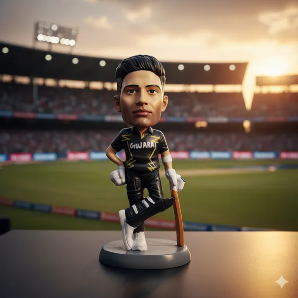 Shubhman_Gill_Bobblehead-_Gujrat_Titans_(Handmade)