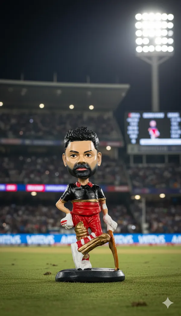 VIRAT_KOHLI_Bobblehead-_RCB_Jersey_(Handmade)
