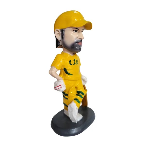 MS_Dhoni_Bobblehead-_CSK_Jersey_(Handmade)