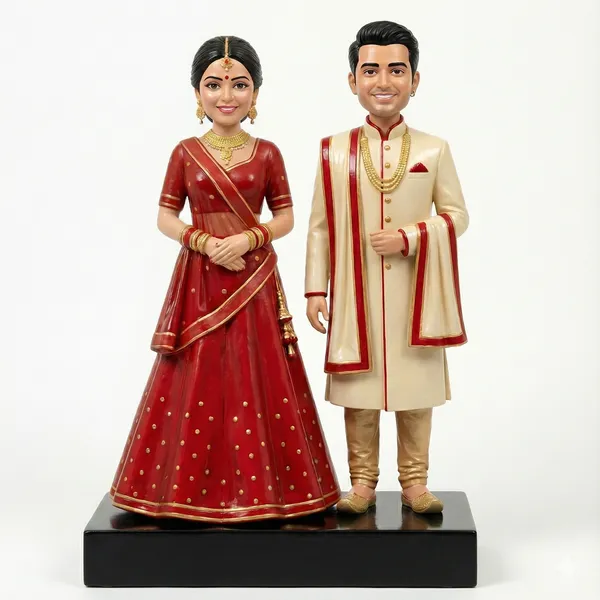 Custom_Indian_Wedding_Couple_Bobblehead_-_15_cm