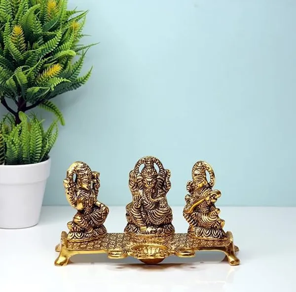 Golden_Metal_Brass_Solidantique_Ganesha_For_Anniversary