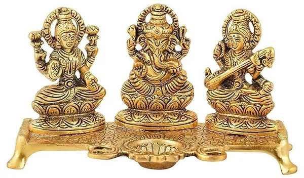 Golden_Metal_Brass_Solidantique_Ganesha_For_Anniversary
