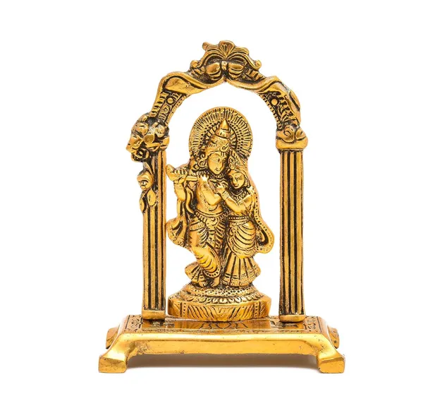 Golden_Metal_Solid_Traditional_Novelty_Radha_Krishna
