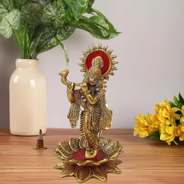 Golden_Metal_Traditional_Novelty_Krishna_For_Grandparents_Day_Diwali_Anniversary