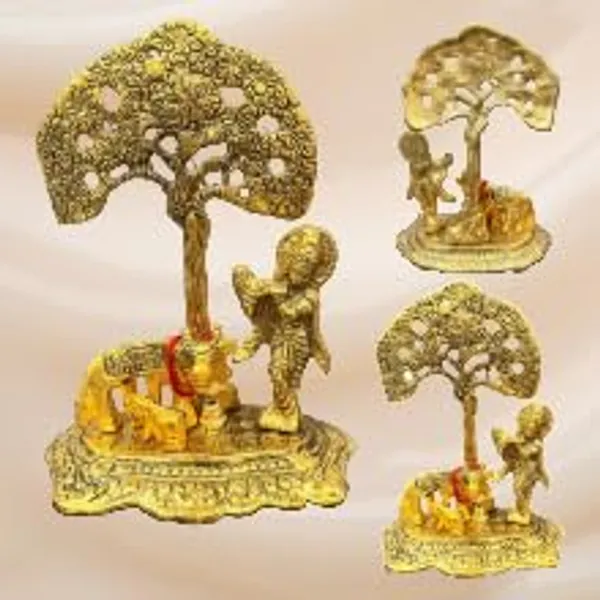 Golden_Metal_Metallic_Traditional_Novelty_Cow_For_Anniversary_Birthday