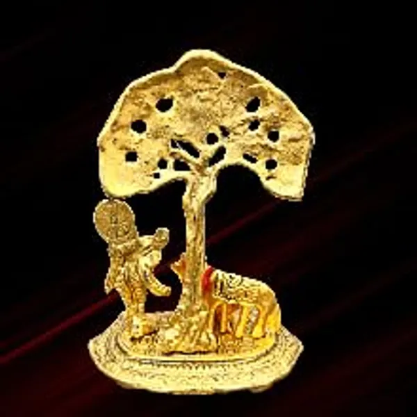 Golden_Metal_Metallic_Traditional_Novelty_Cow_For_Anniversary_Birthday