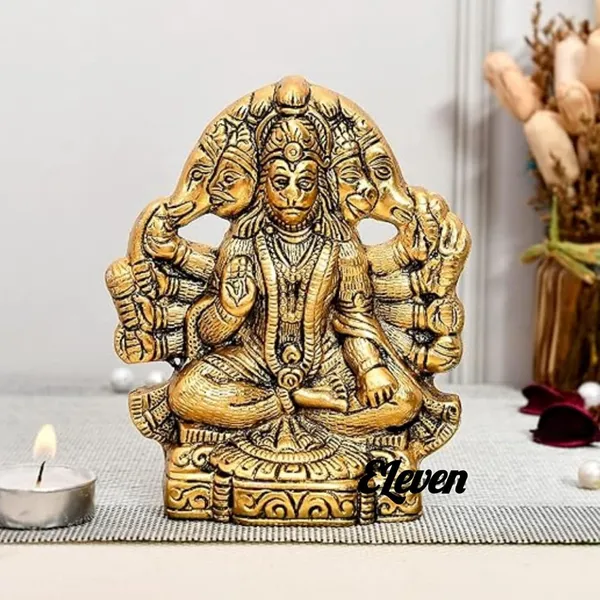 Golden_Brass_Brass_Solidcasual_Novelty_Hanuman_Hanuman_Ji_Murti_For_Farewell_Birthday