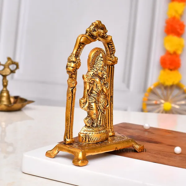 Designer_Metal_Radha_Krishna_Couple_Idol_Showpiece_(Golden,_Medium)