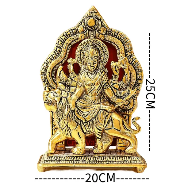 Golden_Metal_Modern_Novelty_Maa_Durga_For_Diwali