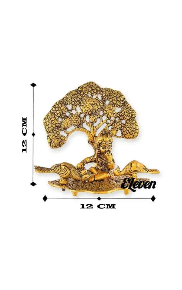 Golden_Brass_Solidtraditional_Novelty_Krishna_For_Housewarming