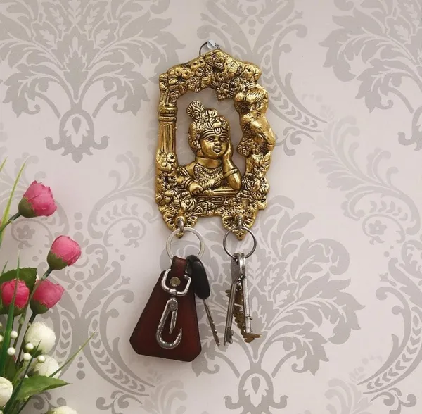 Golden_Handcrafted_Key_Holder_Showpiece