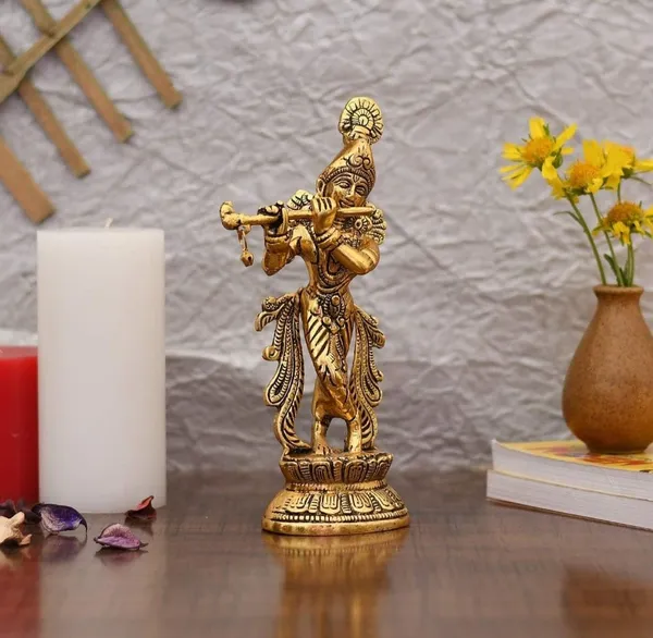 Golden_Brass_Traditional_Krishna_Krishna_For_Grandparents_Day_Wedding_Diwali_Anniversary