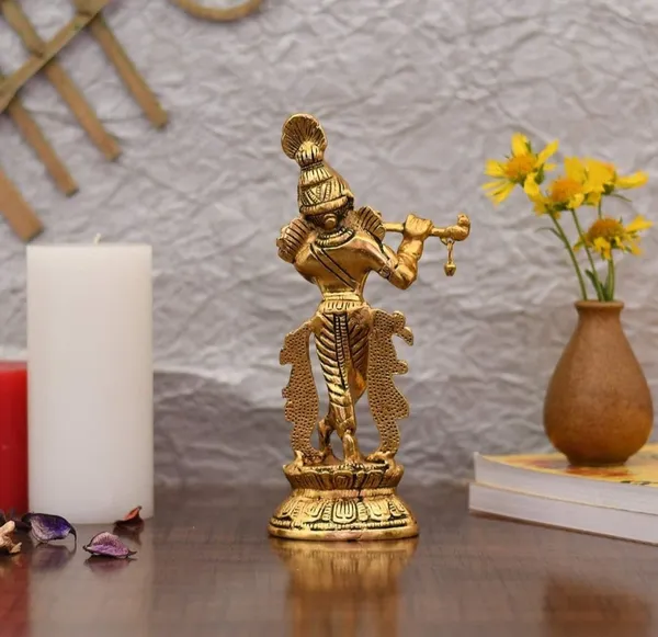 Golden_Brass_Traditional_Krishna_Krishna_For_Grandparents_Day_Wedding_Diwali_Anniversary