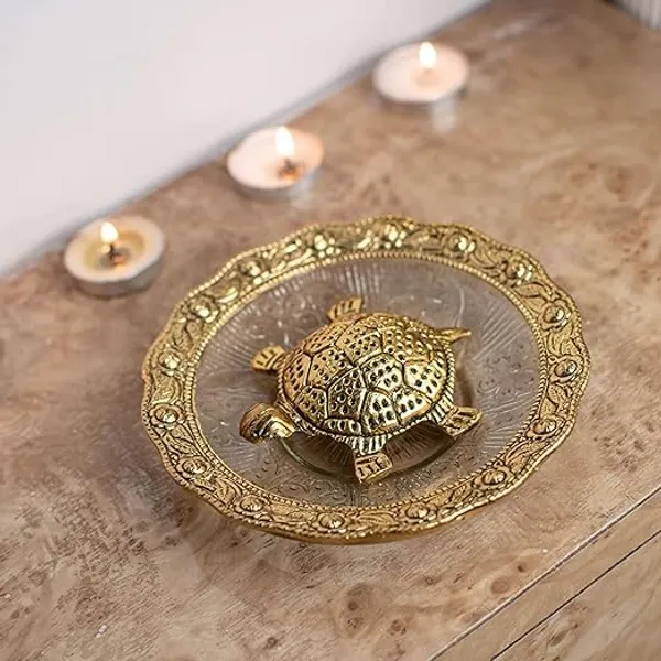 Golden_Metal_Antique_Feng_Shui_Tortoise