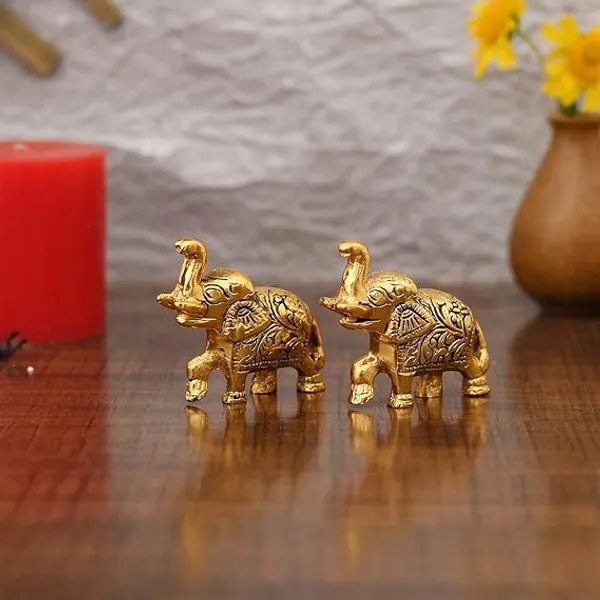 Golden_Metal_Glossy_Solidantique_Novelty_Elephant