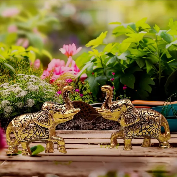 Golden_Metal_Glossy_Solidantique_Novelty_Elephant