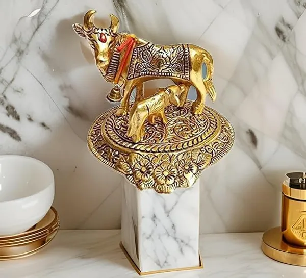 Golden_Metal1_Gold_Solidmodern_Novelty_Cow_For_Diwali_Mother_S_Day_Anniversary_Birthday