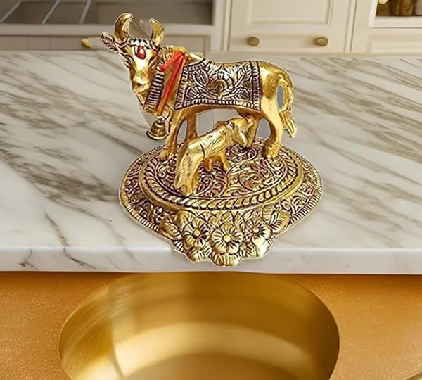 Golden_Metal1_Gold_Solidmodern_Novelty_Cow_For_Diwali_Mother_S_Day_Anniversary_Birthday