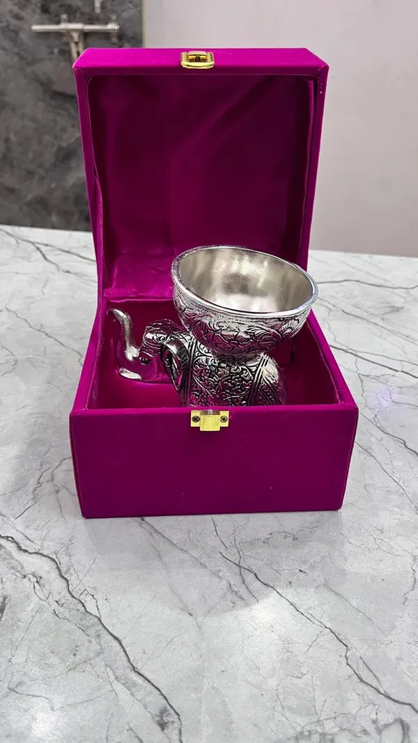 Elephant_Urli_Bowl:_Action_Ethnic_Home_Decor_For_Floating_Flowers,Candle_Lamps,Temple_Room-Traditional_Diwali_Decoration_Gift,500Ml