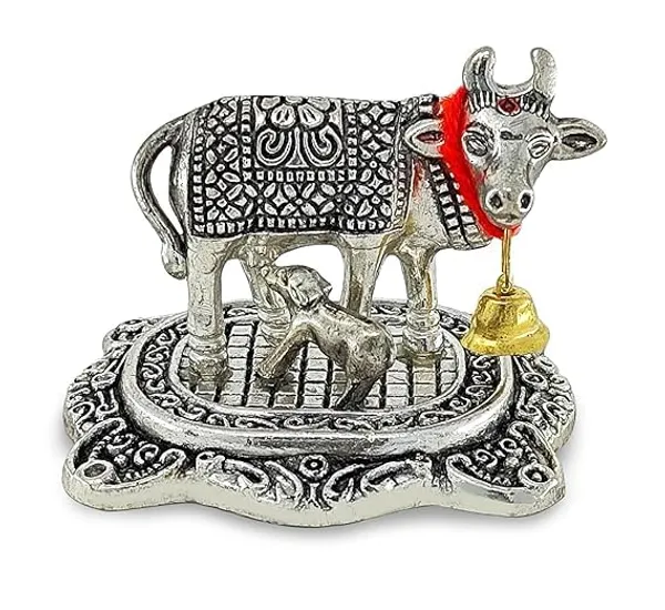 Silver_Metal_Traditional_Cow_Showpiece_For_Housewarming