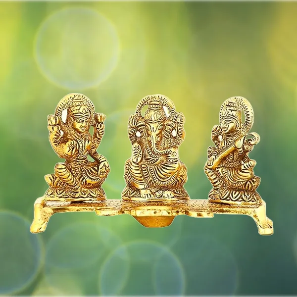 Golden_Metal_Glossy_Modern_Rectangular_Laxmi_Ganesh_Saraswati_For_Wedding_Grandparents_Day_Father_S_Day_Diwali