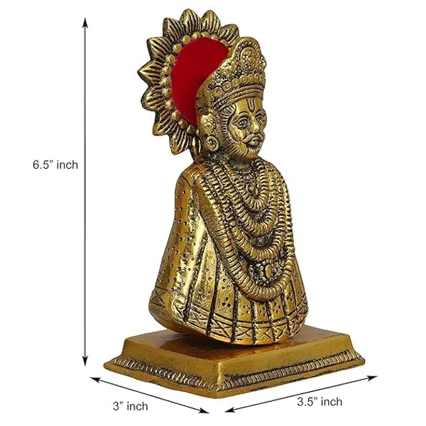 Golden_Metal_Glossy_Modern_Rectangular_Khatu_Shyam_Idol_For_Grandparents_Day_Diwali_Anniversary