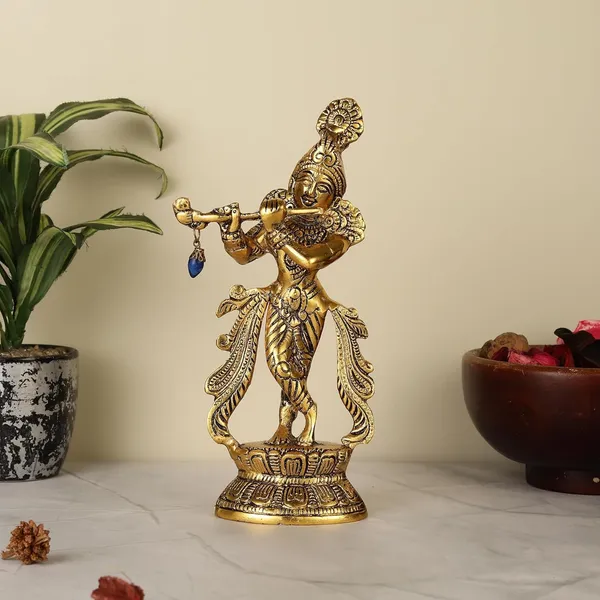 Golden_Metal_Glossy_Modern_Rectangular_Krishna_For_Diwali_Mother_S_Day_Anniversary_Birthday