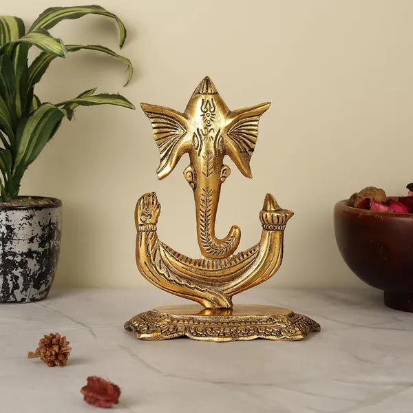 Golden_Metal_Glossy_Modern_Ganesha_Home_Decor