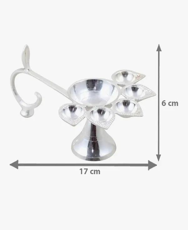 Silver_Plated_PanchAarti_Diya_Pooja_Pooja_Items_for_Home_Temple,_Return_Gift,_Spiritual_Gift_Item