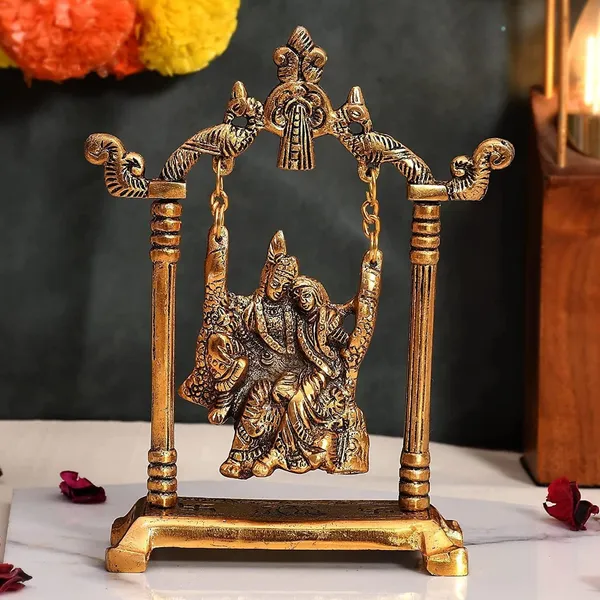 Golden_Metal_Solidantique_Novelty_Radha_Krishna_For_All_Day