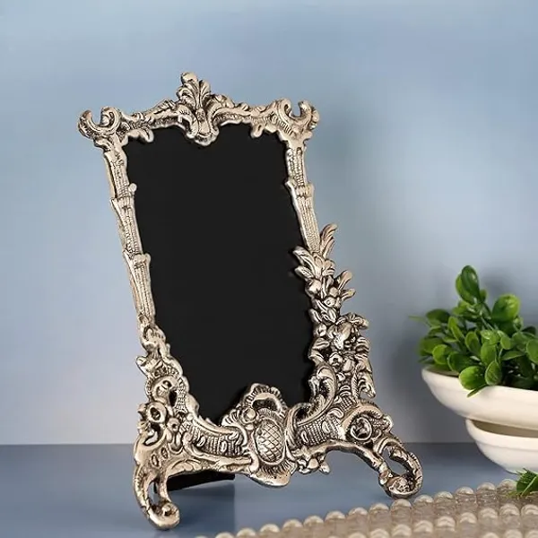 Silver_Glossy_Floralclassic_Rectangular_Photo_Frame_For_Anniversary