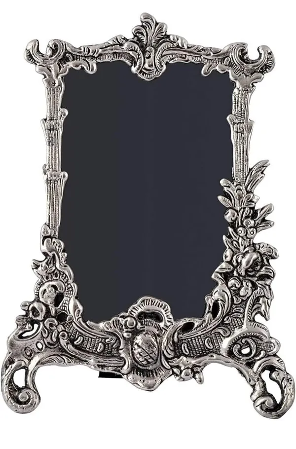 Silver_Glossy_Floralclassic_Rectangular_Photo_Frame_For_Anniversary