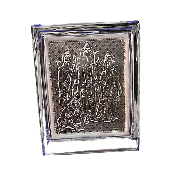 Silver_Metal_Home_Deco_Rectangular_For_Mandir_Pooja_Room