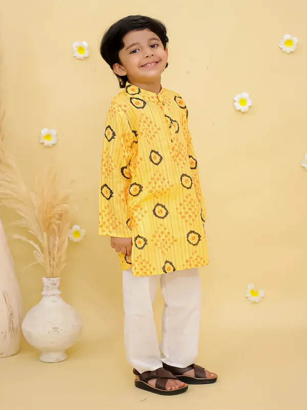 Junitos__Cotton_Woven_Full_Sleeves_paisley_Printed__Kurta_Pajama-Pink