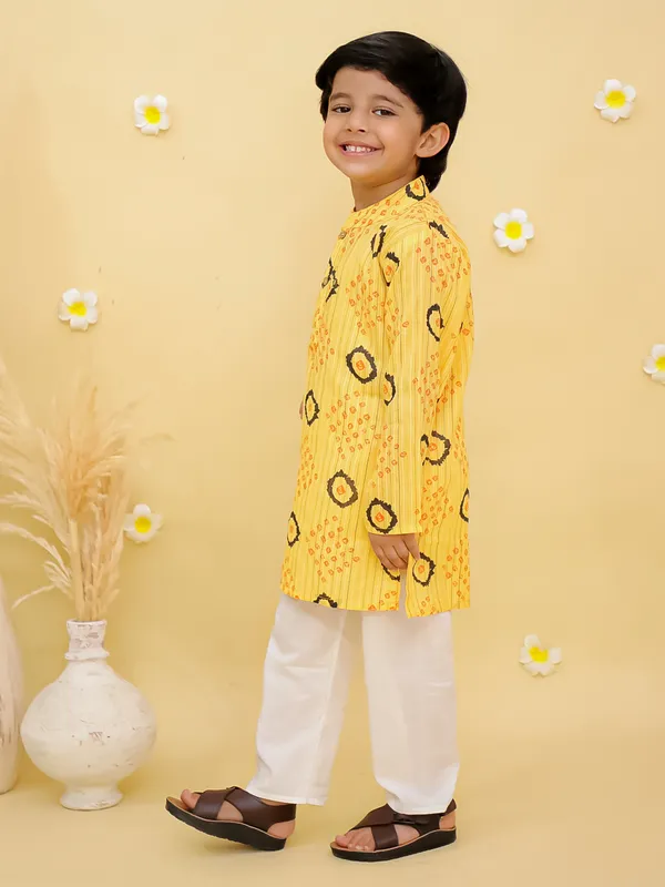 Junitos__Cotton_Woven_Full_Sleeves_paisley_Printed__Kurta_Pajama-Pink