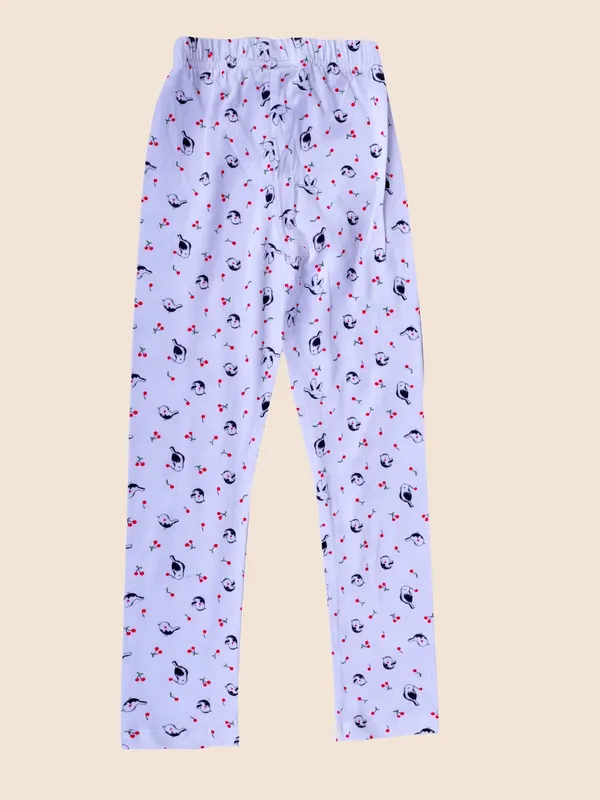 White_Printed_Full_Length_Cotton_Lycra_Leggings